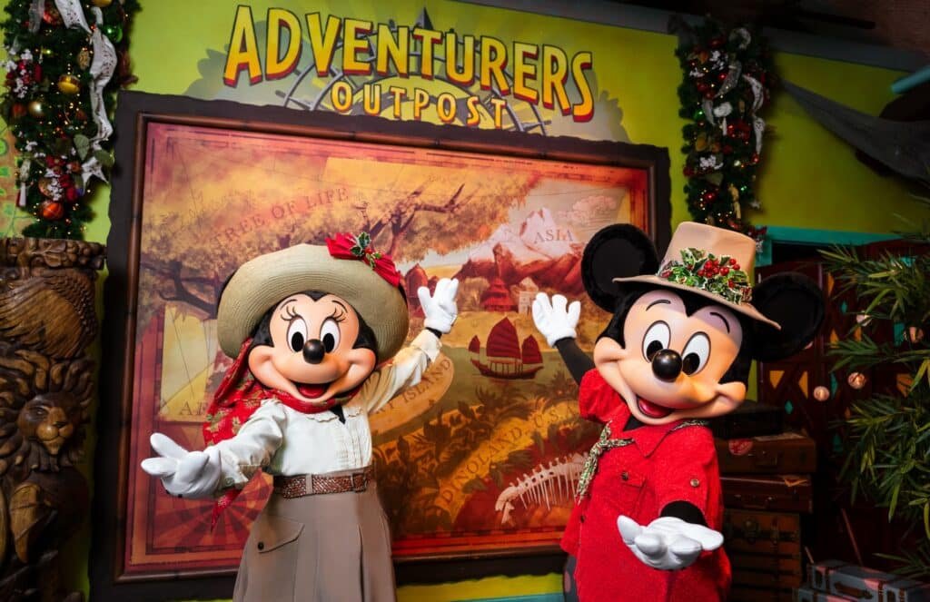 Walt Disney World Holidays at Animal Kingdom with Mickey and Minnie